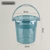 ZISIZ Transparent Portable Plastic Bucket