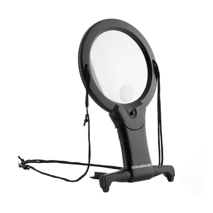 Loupe avec LED - Mains libres - Éclairage de travail - neuf - Blanc - GENERIC