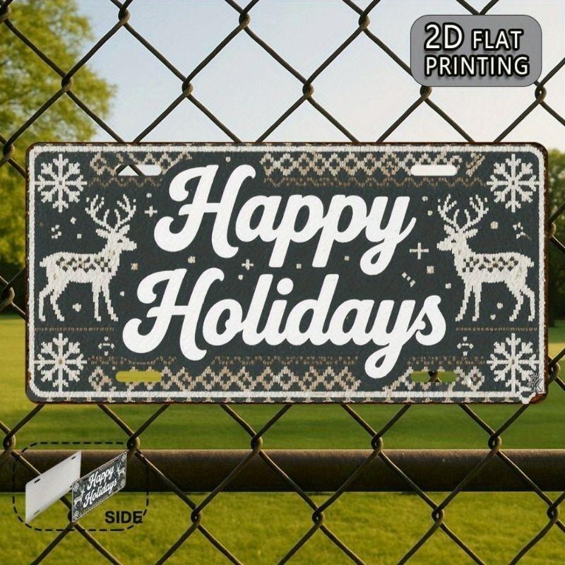 Motorcycle Souvenir License Plate, Metal Auto Wall Decor 15x30cm
