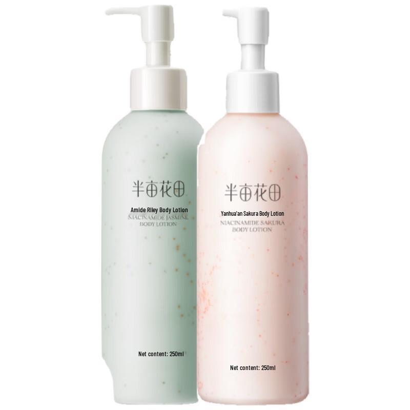 Halber Morgen Blumenfeld Niacinamid Jasmin Körperlotion