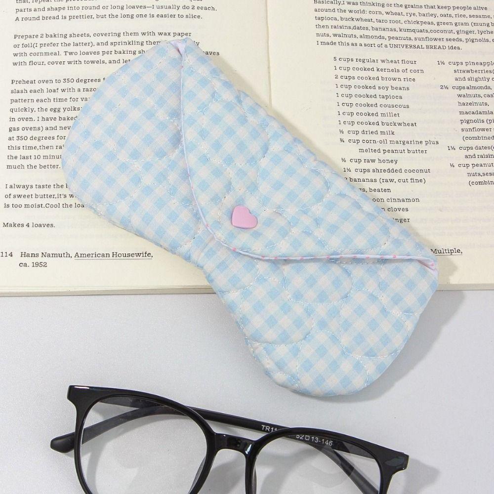 Handmade Fabric Eyewear Storage Bag Anti-Scratch Lipstick Pouch Portable Makeup Brush Bag  Girl