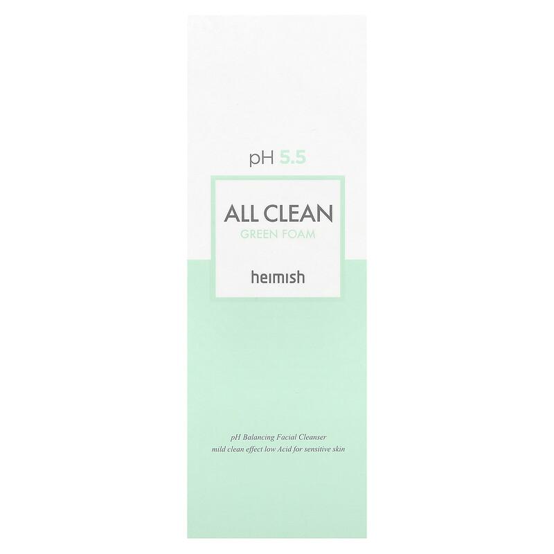 All Clean Green Foam Facial Cleanser, 5.29 Oz (150 G)