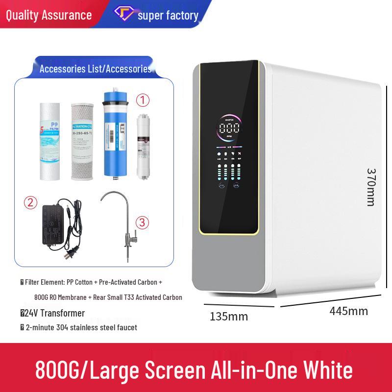 High Flow 600G-1000G Reverse Osmosis Water Purifier with Faucet Filter