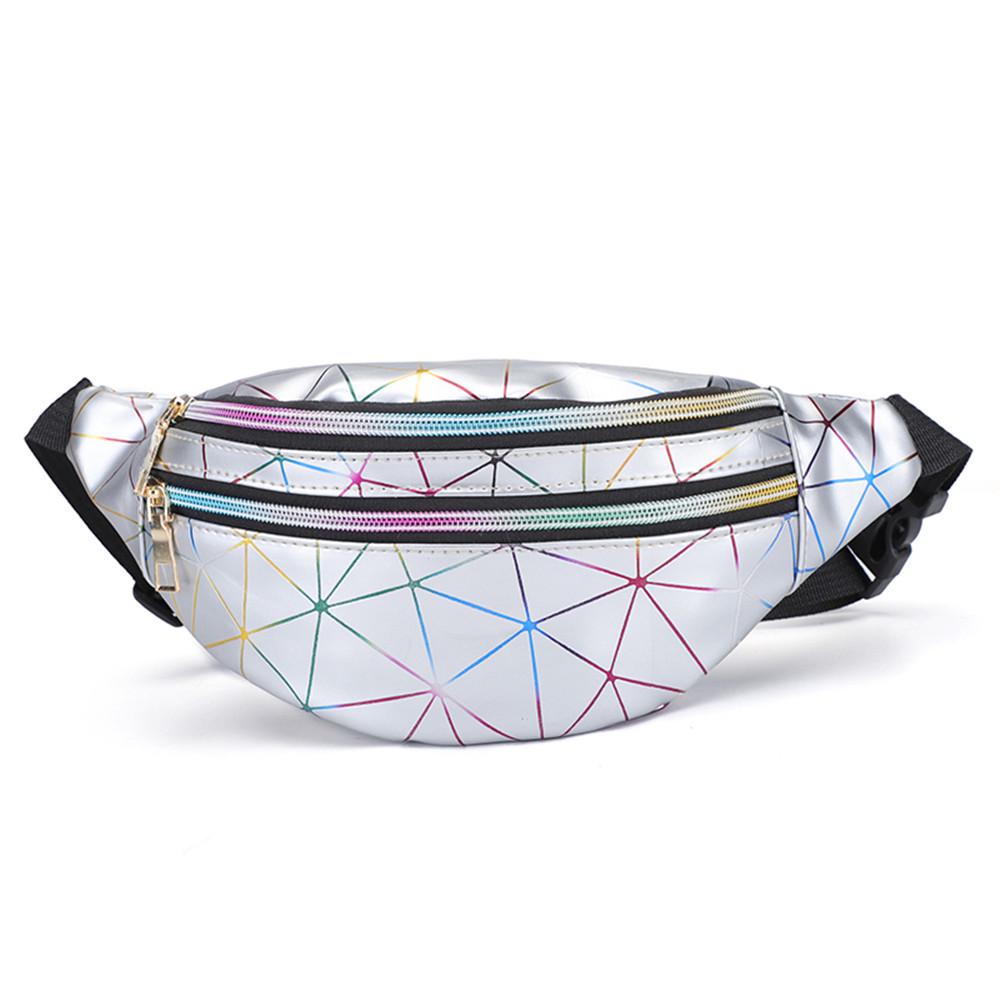 

Trendy Women s Crossbody Fanny Pack: Hot Style Dumpling Bag for Phone and Fitness Essentials алмаз/серебряный