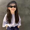 Kids UV400 Sunglasses for Boys Girls Retro Sun Glasses Cute Baby Sunshade Eyewear Outdoor Sunscreen Protection