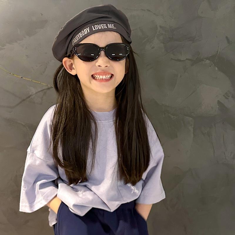Kids UV400 Sunglasses for Boys Girls Retro Sun Glasses Cute Baby Sunshade Eyewear Outdoor Sunscreen Protection