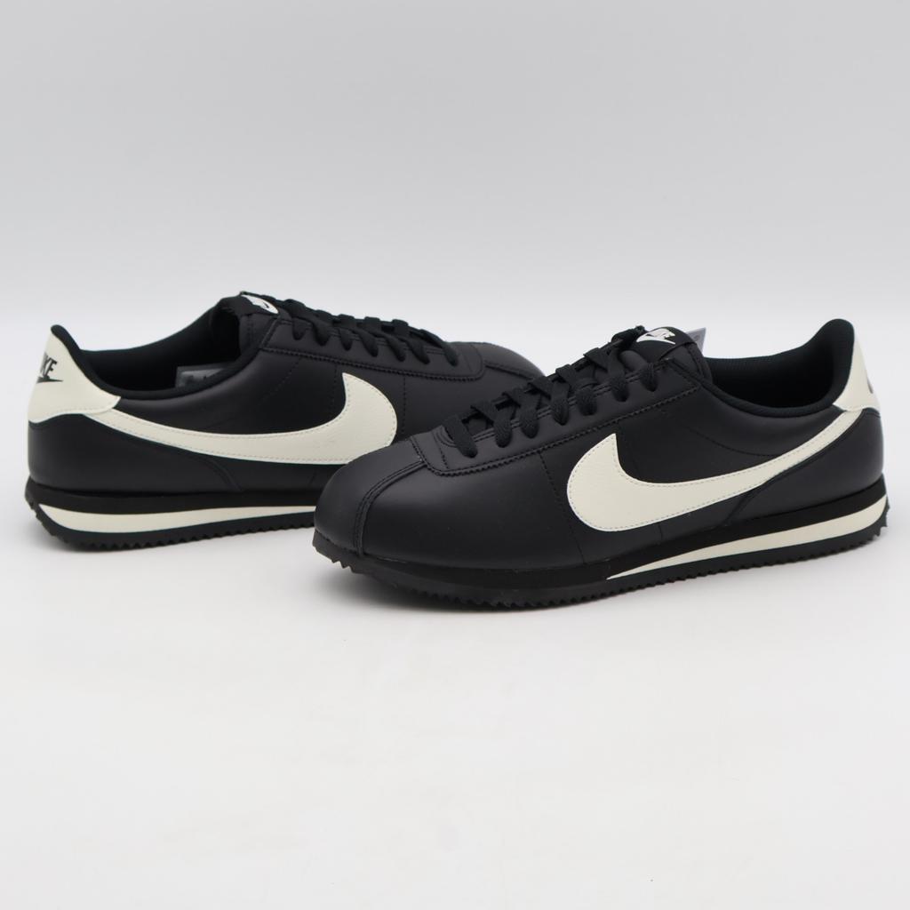 DN1791-006 Nike Cortez Leather Black Pale Ivory (Women's)