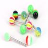 Vente Chaude 110 PCS Bijoux de Corps Piercing Sourcil Nombril Ventre Langue Lèvre Barre Anneau 24 Styles