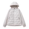 Large size new hooded cotton-padded clothes women's light jacket cotton-padded jacket sleeves splicing loose cotton-padded clothes girlfriend clothes