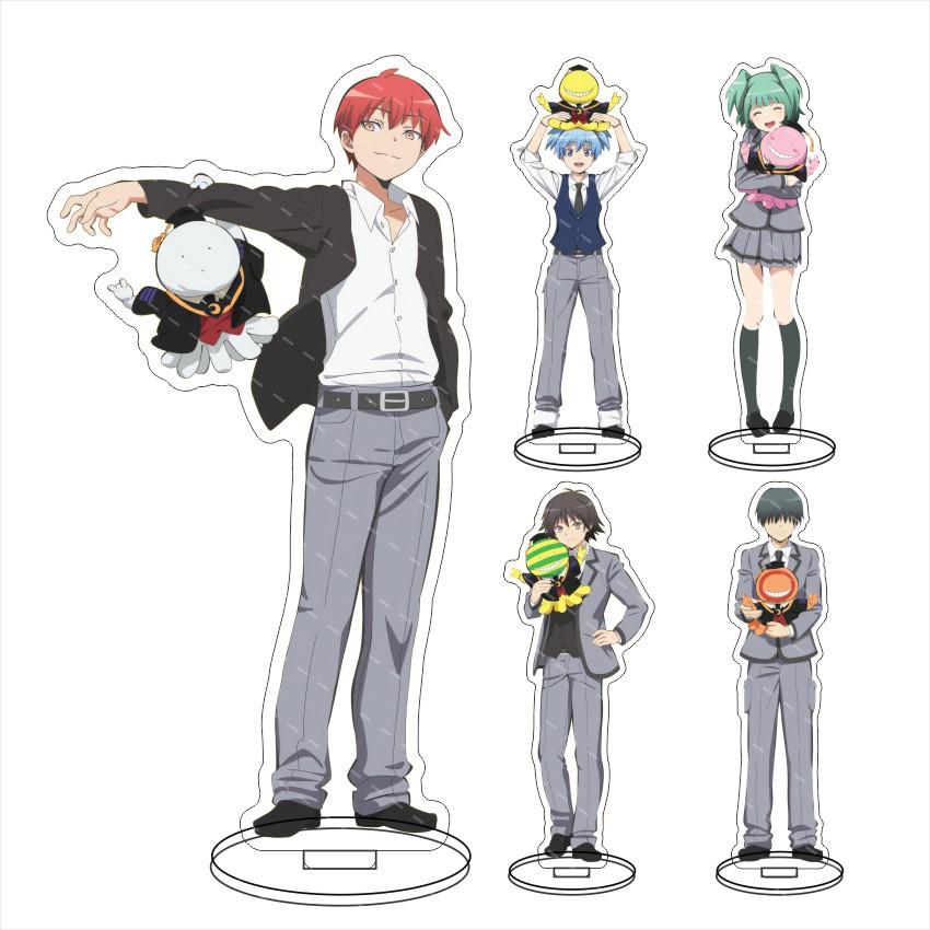 Assassination Classroom Korosensei Anime Acryl-Ständer Modellplatte Dekoration Kreative Schreibtischfigur Display Klassisches Zubehör