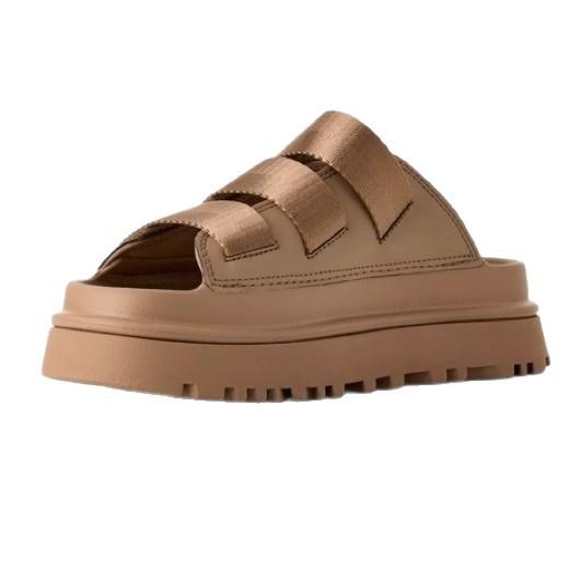 Candy color~ thick-soled beach cool slippers women's 2025 summer new fashion Velcro one-word heightening hole shoes