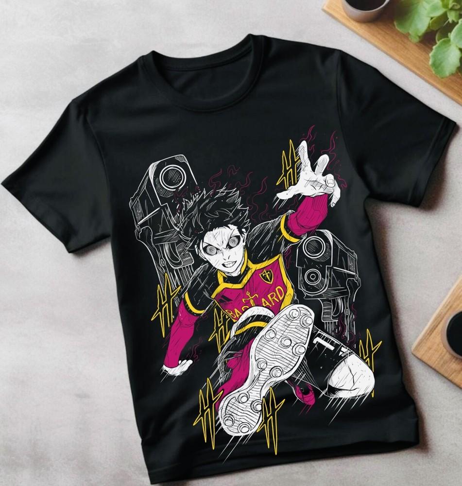 

Meguru Bachira T-shirt Blue lock Kunigami,Rin Itoshi,Nagi Anime Manga All Size 2XL