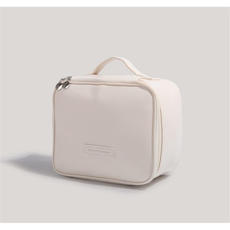 Portable Large Capacity Travel Makeup Bag, Cosmetic Storage Case For Makeup Brushes & Beauty Supplies
