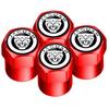 Car Wheel Tire Air Valve Caps Stem Cover with Color Brand Logo For Jaguar XF 250 X Type F Pace Xj X351 Xe S-Type XFR XKR XEL HH1