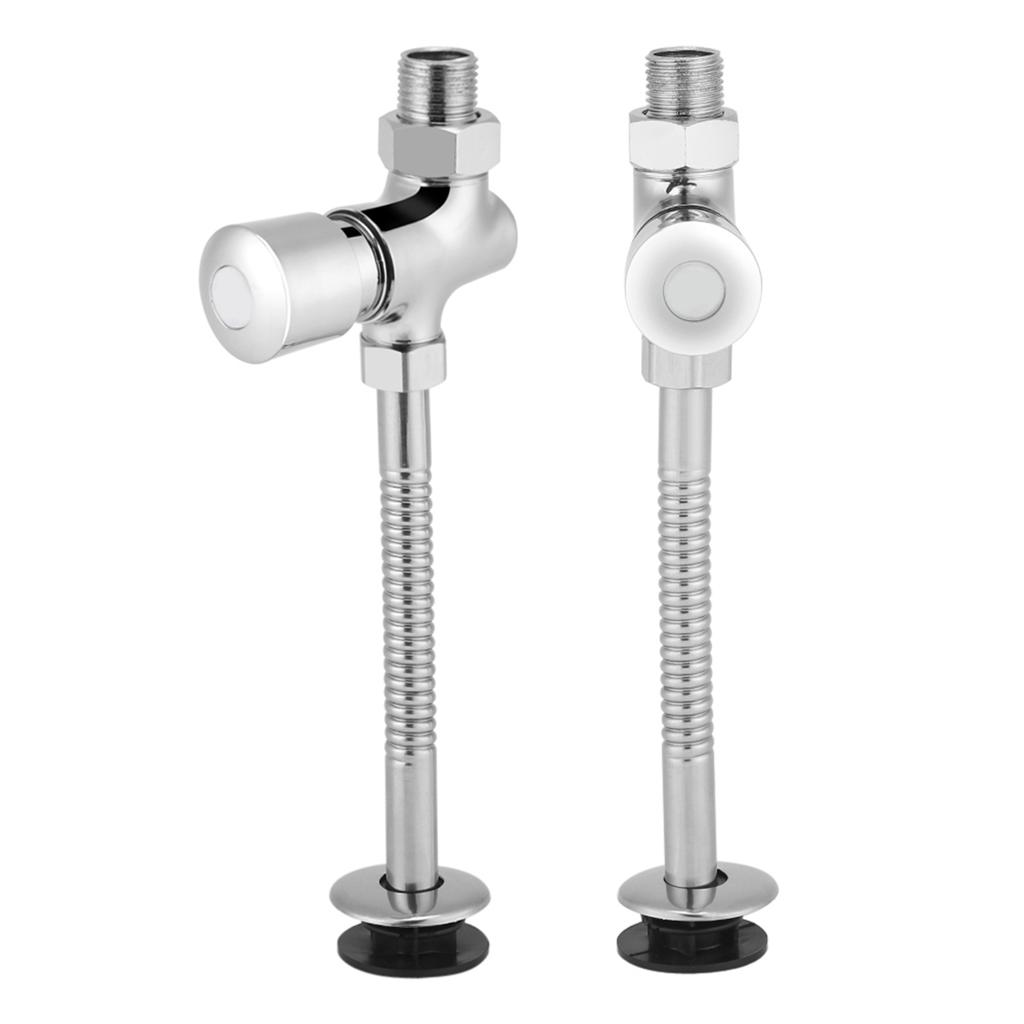 Splachovací ventil pro pisoár, sestava splachovacího ventilu pro pisoár zinková slitina s 0,8 MPa ruční ruční automatický splachovací ventil pro toalety, supermarkety, horké