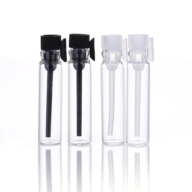 100 Stück 1ml 2ml 3ml Mini Parfümflasche Leer Ätherisches Öl Probenfläschchen Labor Flüssigkeit Duft Reagenzglas Probierflasche