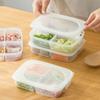 Refrigerador con tapa para caja de almacenamiento de cuatro compartimentos