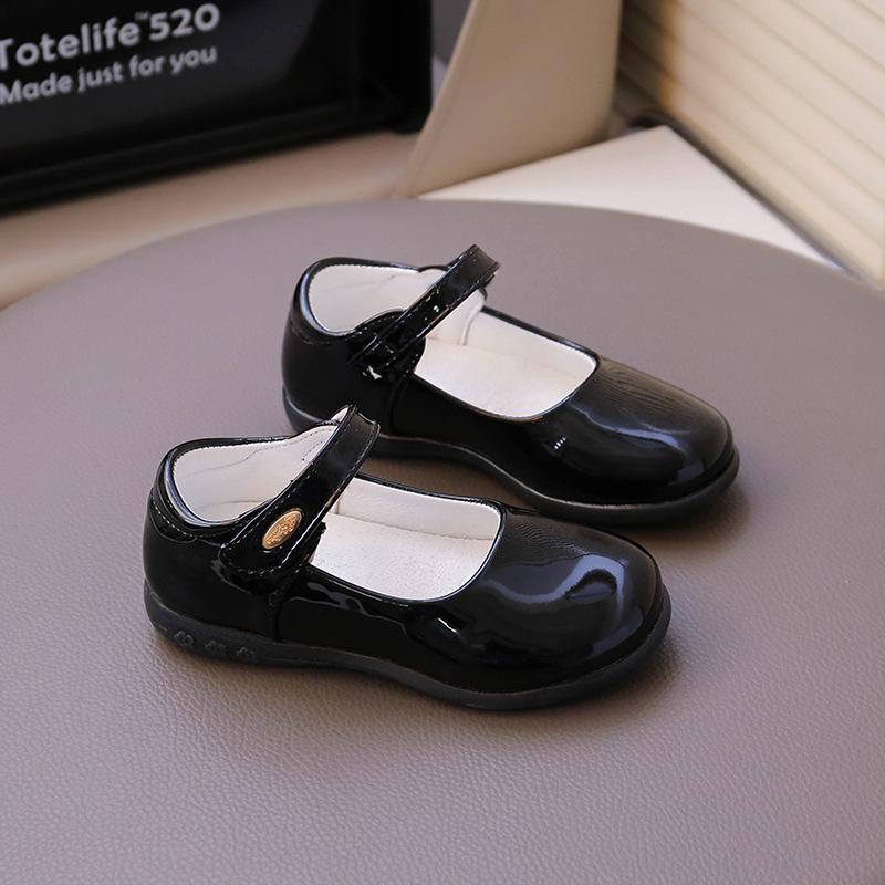 

Children s Leather Shoes Spring Autumn Versatile Black School Girl Shoes Fashion Kids School Uniform Performance Shoes Versatile 36