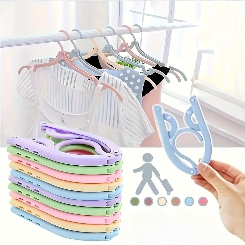 Portable Folding Travel Hangers - Essential Cruise Accessories, Space-Saving Clothes Drying Racks, Hangers for Clothes