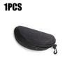 1-11PC Portable Zipper Sunglasses Protector Box Sports Anti Glasses Box Oxford Travel Pack Glasses Case With Hook Storage Boxes