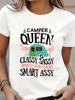 Camper Queen Classy Sassy Smart Assy Flamingo T-shirt