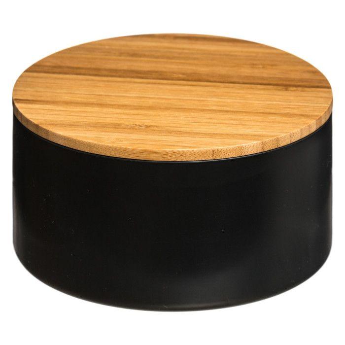 Box with Mirror Lid "Natureo" Atmosphéra. - Black