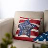 DUZXLCQ 4th of July Decorations Pillow Covers 18x18 inch Set of 4 Independence Day Patriotic Throw Pillow Case n Flag Stars and Stripes Cushion Case