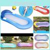Floating Outdoor Pool Backrest Lounger Thick Mesh Leaves Adult Inflatable Bed