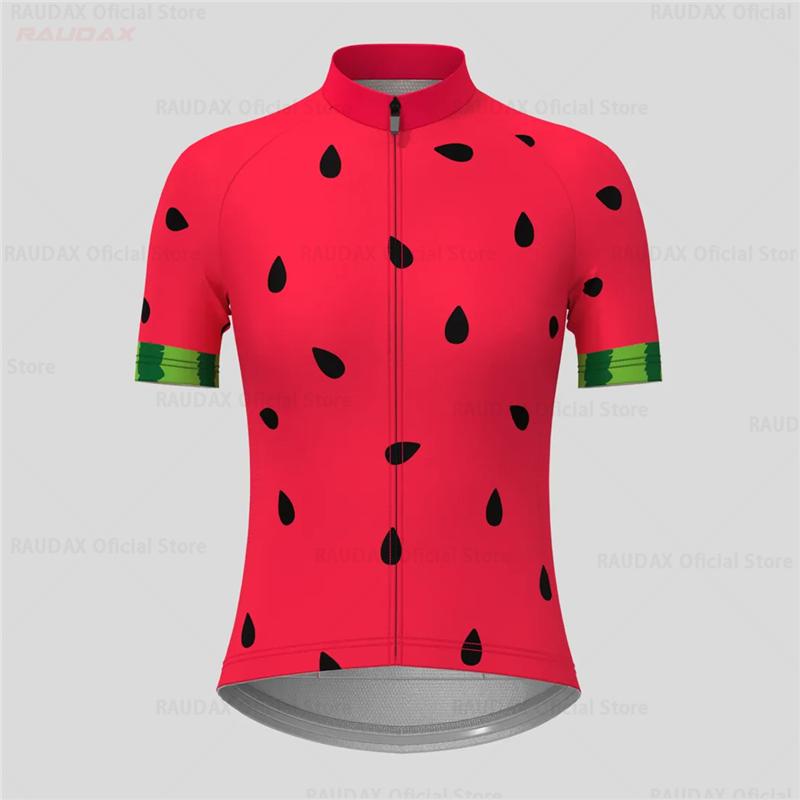 Watermelon Pink Women's Cycling Kit Summer Short Sleeve   Anti-UV Woman Jersey Maillot Ciclismo Mujer 2026 Summer Breathable Cycling Suit Set