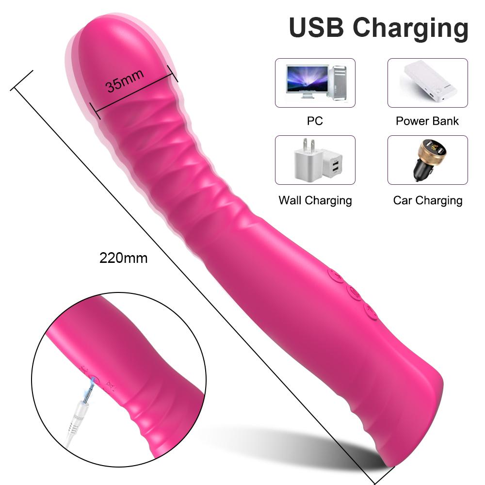 10 ισχυρές λειτουργίες δόνησης Magic Wand Vagina Dildo Vibrator Sex Toys for Woman G Spot Vibrator για γυναίκες