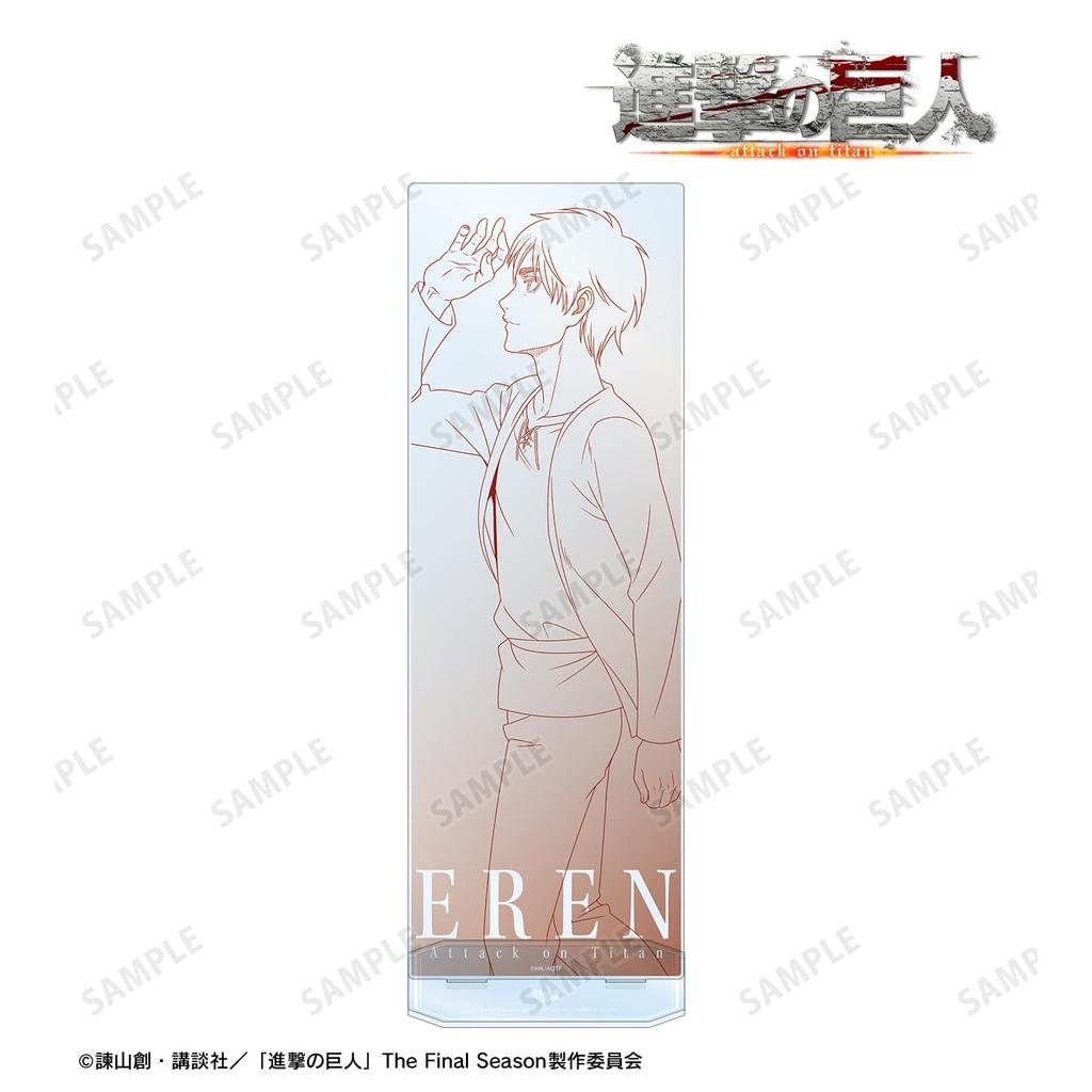 Attack On Titan Original Illustration of Eren Ayumi Line Art Ver. Extra Large Acrylic Stand