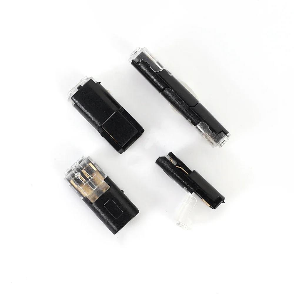 50/1Pcs Waterproof Fast Plug Double-Wire Plug-in Connector Car Electrical Cable Snap Connectors 2 Pin Way Strip Lights Terminal Plug Connectors 4