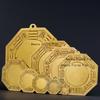 1 pz Specchio Bagua in Metallo Tai Chi Bagua Specchio Convesso/Concavo Decorazione Murale Ciondolo Portatile Accessori Feng Shui Stile Cinese