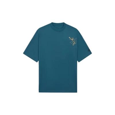 Li Ning Donald Duck Grafik Rundhals Kurzarm T-Shirt Herren Oberteile Dunkelblau AHSS253-3