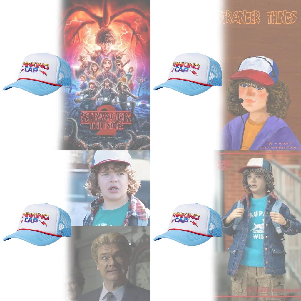 Stranger Things Baseball Cap With Curved Brim And Space Cotton For Adults