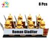 Kids Toys Roman Legion Building Blocks Medieval Knight Warhorse Cavalry Soldiers Figures Toys For Kids Christmas Gifts