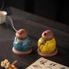 Creative Cute Monk Coil Incense Burner for Home - Sandalwood Agarwood Ornament