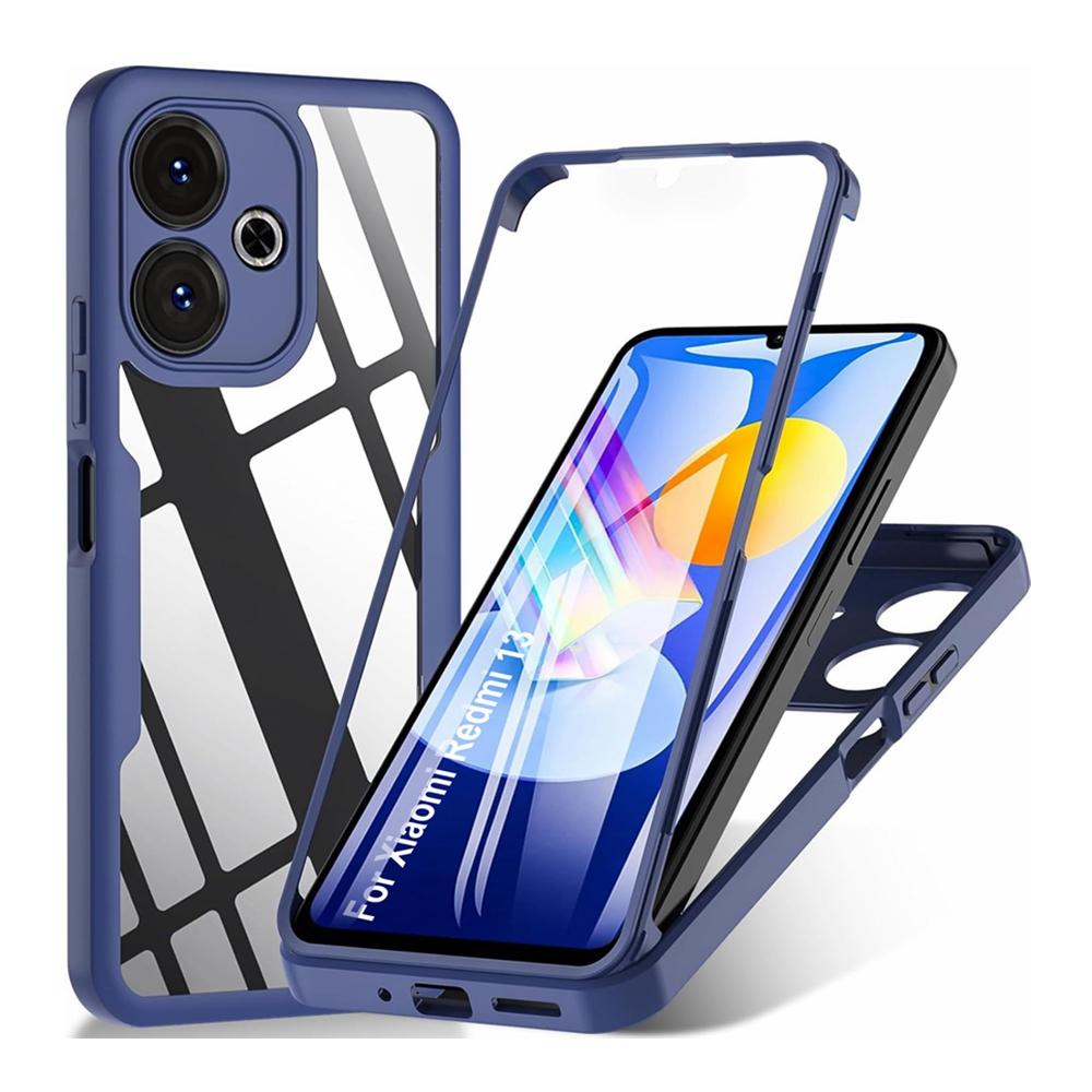Custodia Integrale 360° Per Xiaomi Redmi 14C 13 13C 15C 10C 15 12C 10 9 9A 9C NFC A5 A3X A4 A3 A2 A1 Copertura con Protezione Schermo Integrata