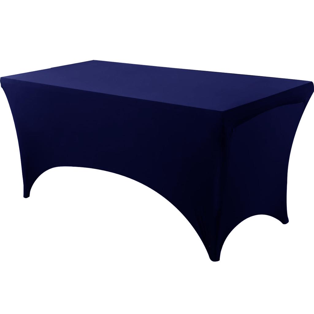 Spandex Tablecloth Tight Fitted Washable and Wrinkle Resistant Stretch Rectangular Patio Event Wedding Parties Table Cover
