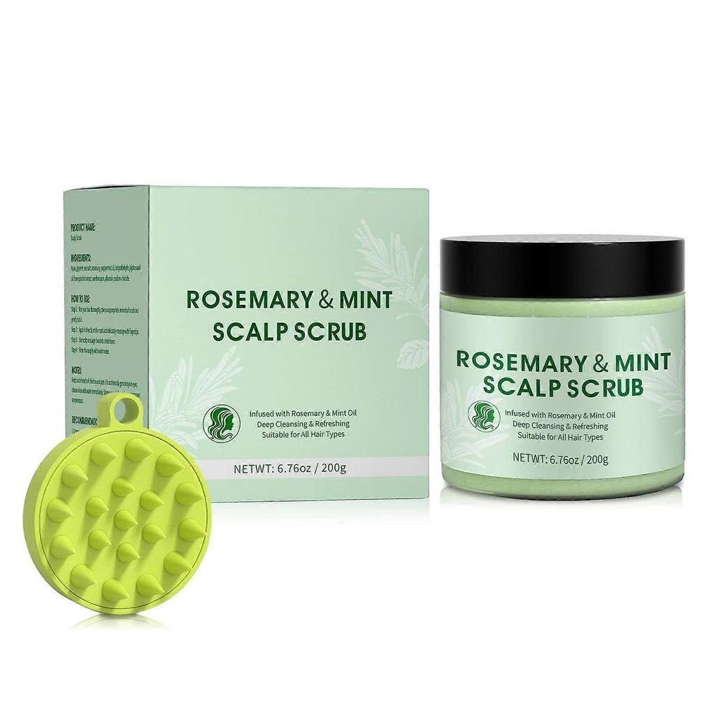 1-5x Scalp Scrub, Scalp Massager, Scalp Exfoliation, Rosemary Scalp Scrub, Scalp Scrub for Building, Hair Scrub for Scalp, Nourishing Detox Hair Care