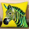 Zebra Pillow Case Retro Style Vibrant Zebra Design Perfect For Home And Office Decor