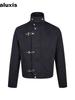 Vintage Distressed Flight Jacket with Button-Down Collar for Women, Autumn Winter New Style Slouchy High-End Couple Workwear Coat Trendy