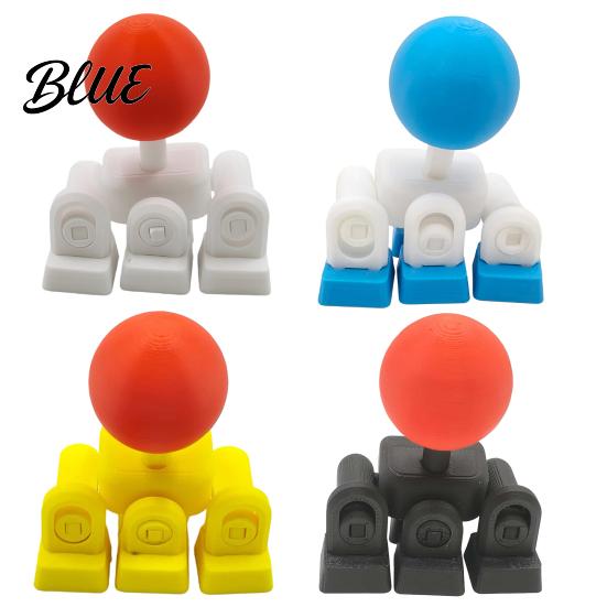 Retro-Spiel-Joystick-Tastenkappe Vintage 3D-gedruckt Neuheit Mechanische Tastatur 4-Tasten-Verbindung Mini-Kampf