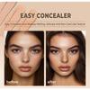 Concealer deckt Tattoo-Flecken, Aknenarben, Augenringe ab, unsichtbare Poren Concealer Dreifarbige Concealer-Palette