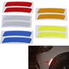 2Pcs Car Bumper Reflective Warning Strip Decal Stickers Auto Accessories