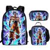 Animation seven dragon ball backpack, primary and secondary school schoolbag, satchel, shoulder bag, pencil case three-piece set
