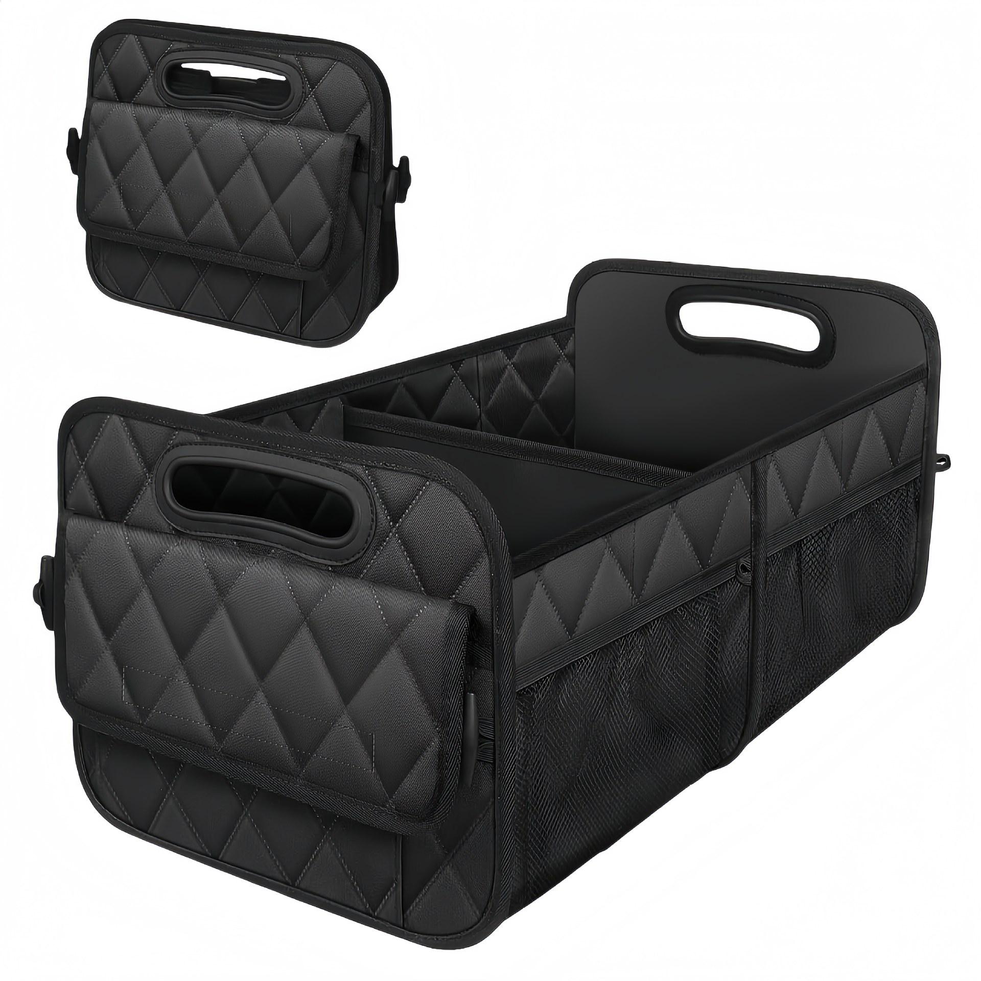 In-Stock Car Trunk Storage Box – Car Interior Luggage Organizer 58*36*30 cm чёрный