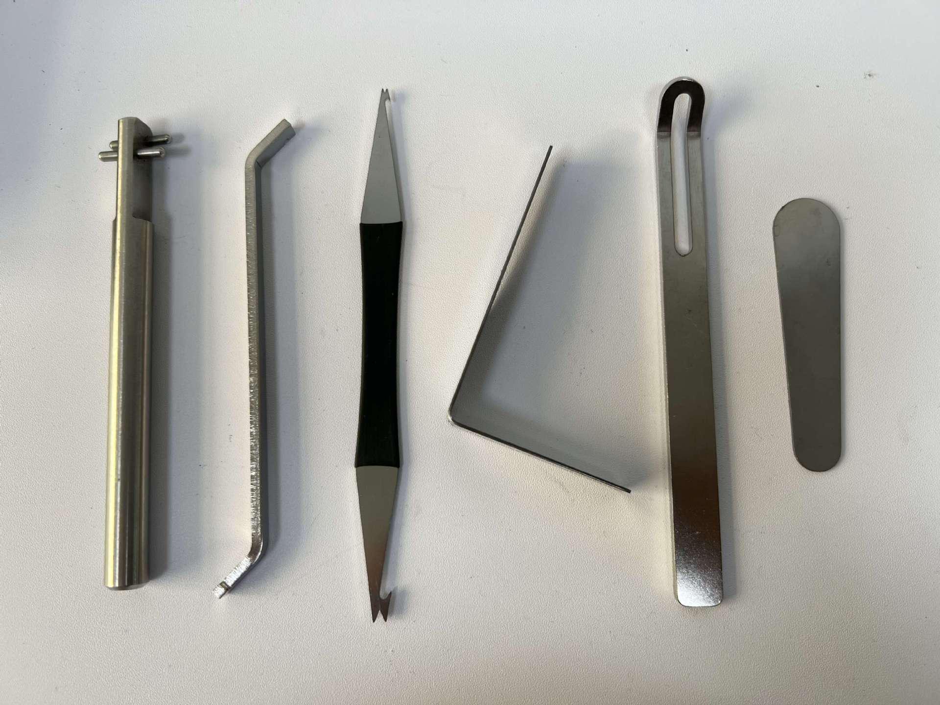 

Saxophone & Flute Key Cap Adjustment Wrench - Silver Repair Tool Without Box