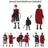Halloween Costume Party Family Outfit Adult Male Knight Soldier Cosplay Dress Up, Roman Warrior" Characters)