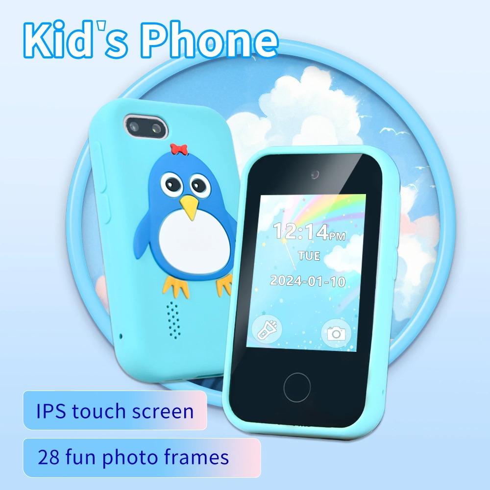 Telefono per Bambini Giocattoli Educativi Lettore Musicale MP3 Giochi Giocattolo Musicale Culla per Bebè Giocattoli con Fotocamera Selfie per Bambini Regali di Compleanno
